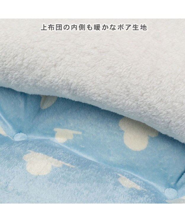 PET PARADISE ディズニー トイ・ストーリー 遠赤外線 くつろぎマット Ｍ ホワイト×ブルー