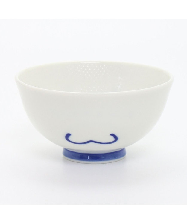 Mother garden しろたん ごはん粒がくっつきにくい 茶碗 《ぼくにもひとくち・お米顔柄》 【小】 -