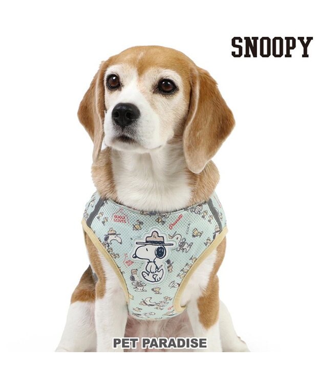 PET PARADISE スヌーピー メッシュベスト ハーネス 《ビーグルスカウト》 Ｍ 中型犬 ビーグルスカウト