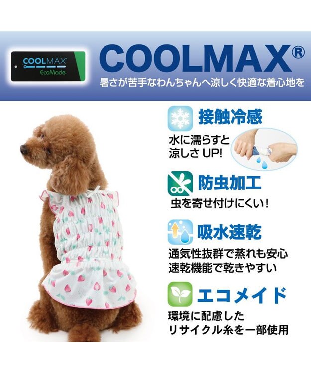 PET PARADISE ペットパラダイス エコメイド キャミソール 《苺柄》 小型犬 苺柄