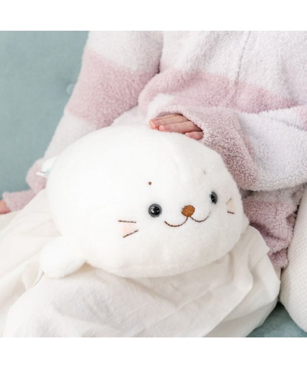 Mother garden しろたん ほわほわ ぬいぐるみ 38cm 0