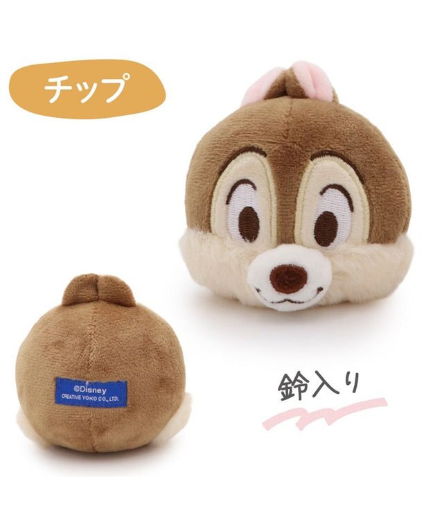 PET PARADISE ディズニー チップとデール どんぐり ボール トイ ブラウン