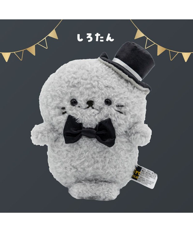 Mother garden しろたん モノクロ ぽてぽて マスコット 《しろたん》 単品 しろたん