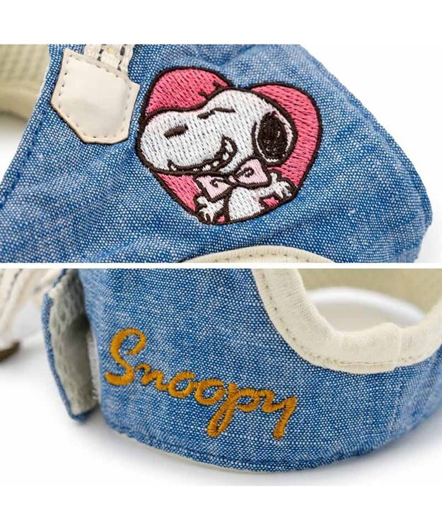 PET PARADISE スヌーピー バースデー ベストハーネス ＳＭ ブルー