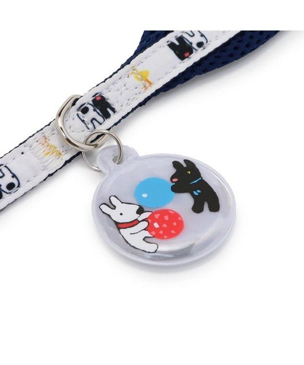 PET PARADISE リサとガスパール 反射チャーム付き リード 《ひよこ》 ４Ｓ～３Ｓ 超小型犬 反射チャーム付き