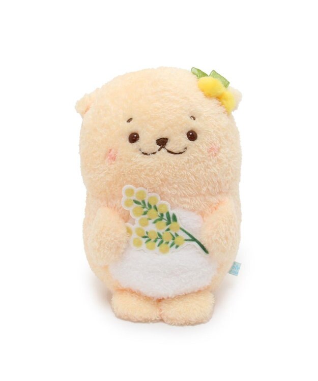 Mother garden しろたん ミモザマスコット 《らっこいぬ》 単品 らっこいぬ