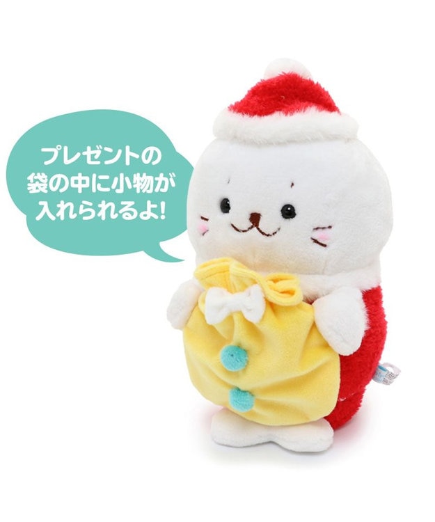 Mother garden しろたん お座り サンタクロース マスコット 19cm お座りぬいぐるみ 赤