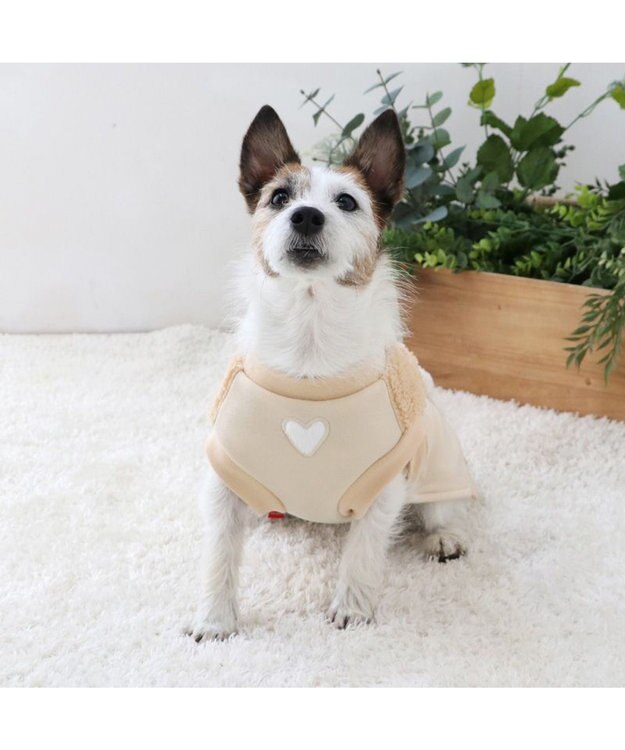 PET PARADISE スヌーピー 脇開きトレーナー 《ベージュ》 小型犬 ベージュ