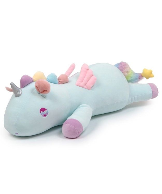 Mother garden マザーガーデン ユニコーン ぷにもち 抱き枕 68cm 《ミントブルー》 ミントブルー