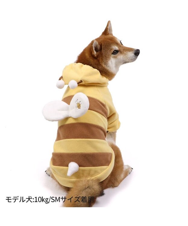 PET PARADISE ペットパラダイス 蜂 なりきりパーカー 中型犬  大型犬 黄
