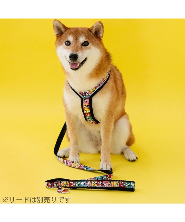 PET PARADISE スヌーピー 75周年 アクティブ ハーネス 小型犬 SM 75周年柄
