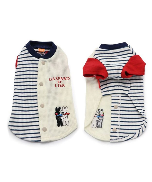 PET PARADISE 犬の服 犬 リサとガスパール 背中開き Ｔシャツ 【小型犬】 リブ 白~オフホワイト