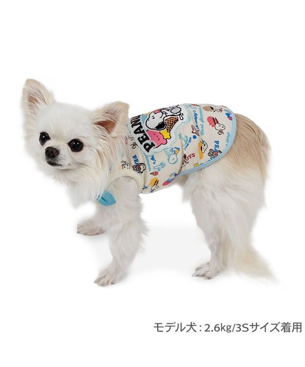 PET PARADISE スヌーピー エコメイド タンクトップ 《アイス柄》 小型犬 ホワイト