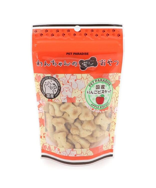 PET PARADISE 国産 りんご ビスケット 100g 0