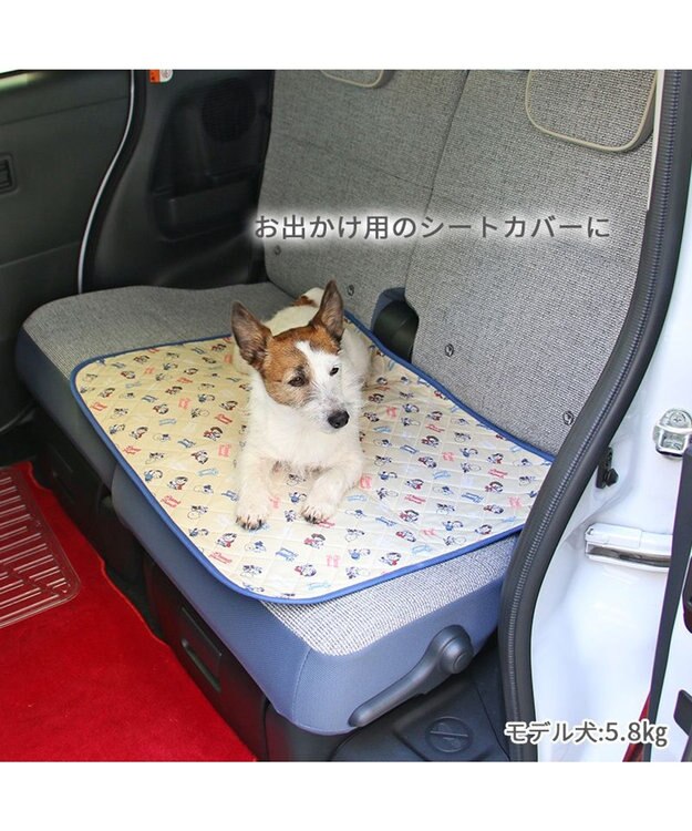 PET PARADISE スヌーピー makokoro 吸水マルチマット ネイビー