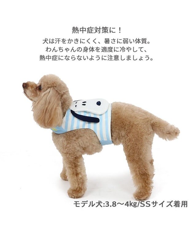PET PARADISE スヌーピー  クールベスト【小型犬】 水色