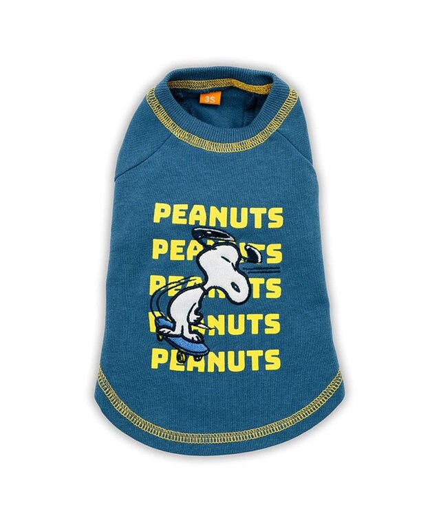 PET PARADISE スヌーピー スケボー Tシャツ 《ネイビー》 中型犬 大型犬 ネイビー