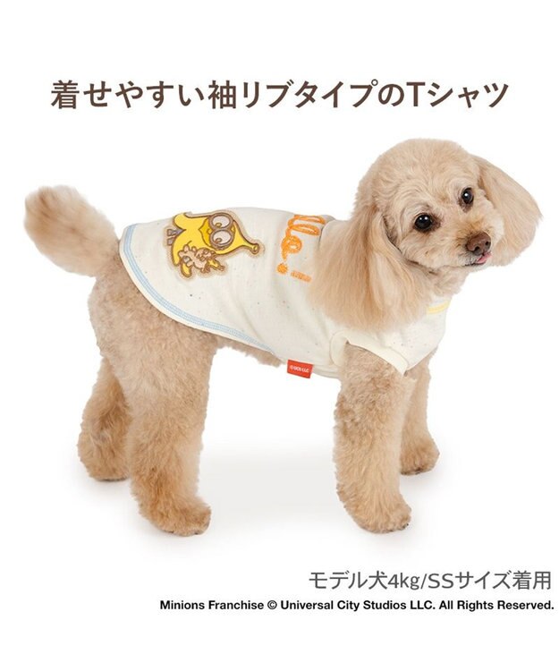 PET PARADISE ミニオン ボブ ティム リブ Ｔシャツ 《バナナ》 小型犬 イエロー