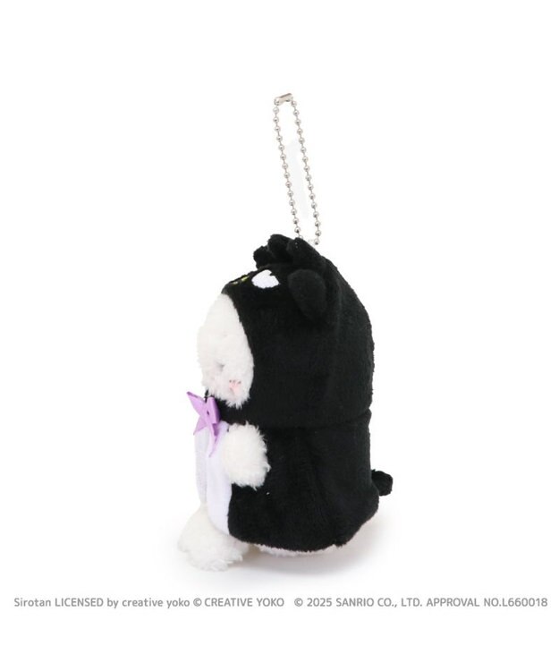 Mother garden しろたん ぬいぐるみキーホルダー バッドばつ丸 【しろたん×はぴだんぶい】 バッドばつ丸
