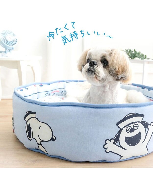 PET PARADISE スヌーピー クールカップ 《ブラザーズ》 Ｍ ライトブルー