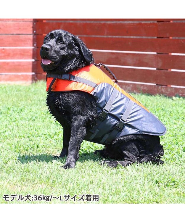 PET PARADISE ペットパラダイス ライフベスト 【Ｌ】 《オレンジ》 オレンジ