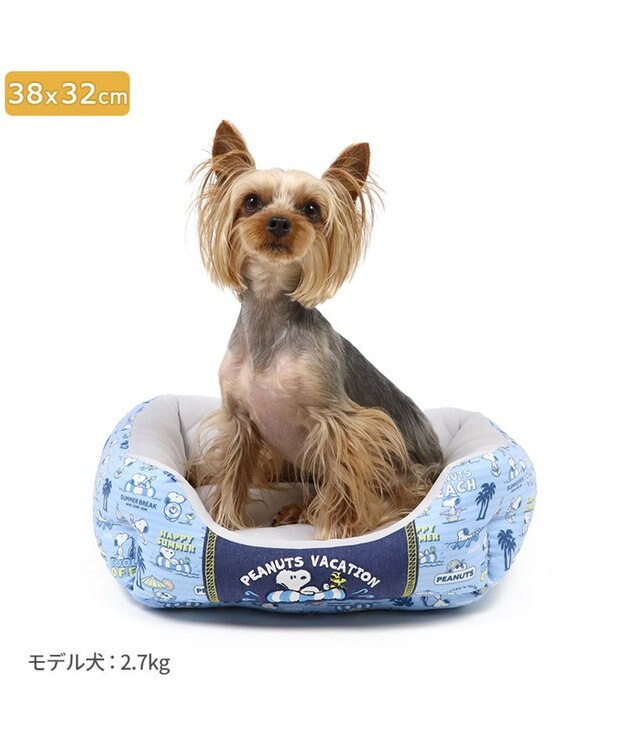 PET PARADISE スヌーピー クールカドラー 四角《バケーション柄》 超小型犬 バケーション柄