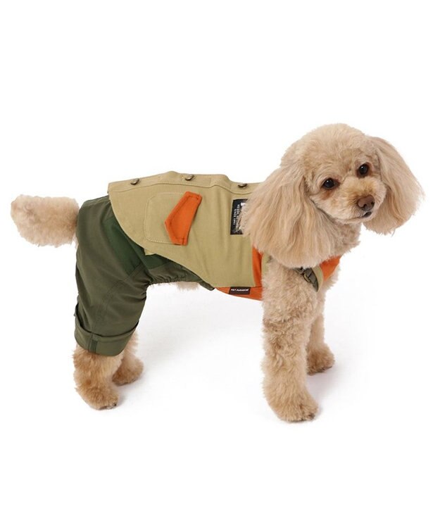 PET PARADISE ペットパラダイス 背中開きベスト 《オレンジ》 小型犬 オレンジ
