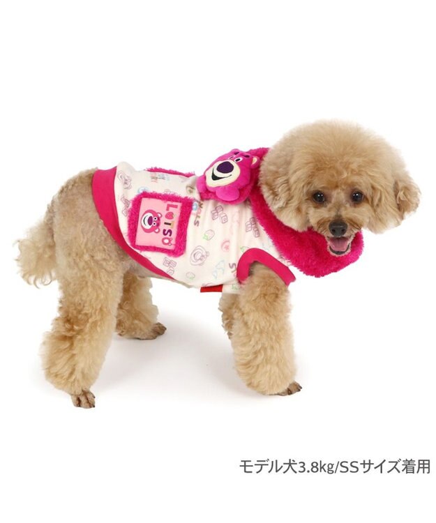 PET PARADISE ディズニー トイ・ストーリー ロッツォ マフラー付き トレーナー 小型犬 ロッツォ