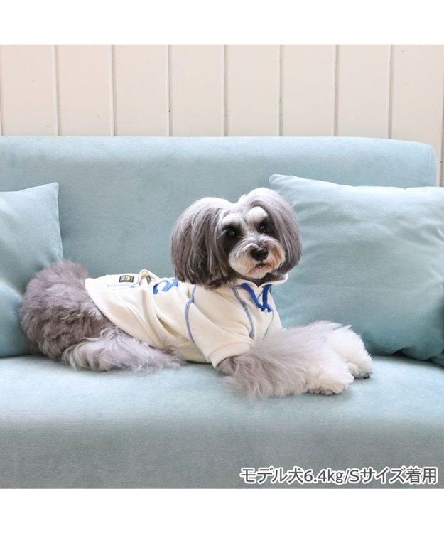 PET PARADISE Lee ステッチパーカー 《ホワイト》 小型犬 ホワイト