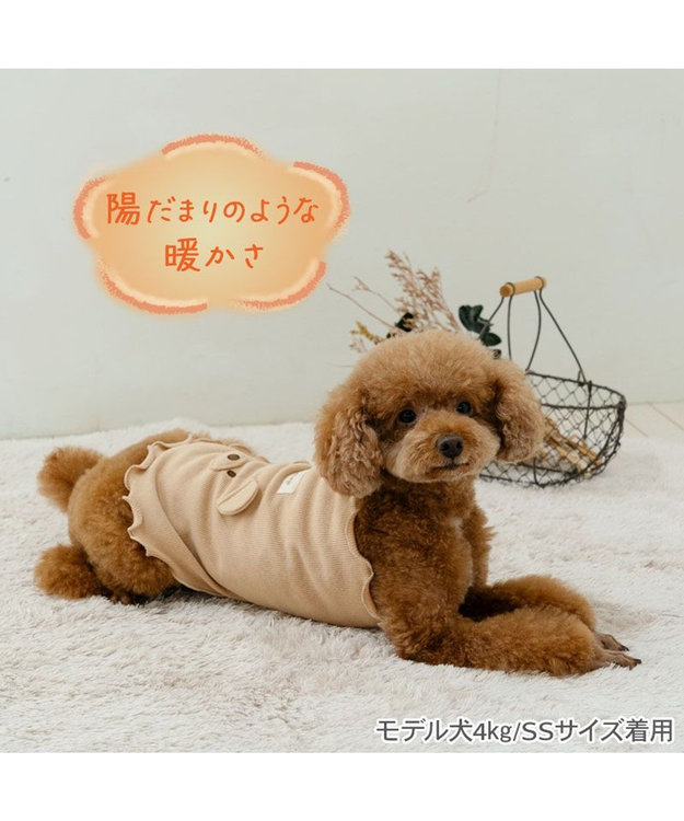 PET PARADISE ペットパラダイス くまちゃん プレミアム ペティヒート 腹巻 小型犬 ブラウン