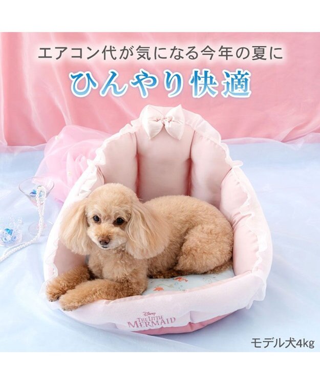 PET PARADISE ディズニー リトルマーメイド アリエル シェル カドラー ピンク