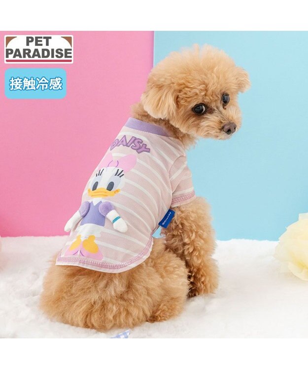 PET PARADISE ディズニー デイジーダック 手つなぎＴシャツ 接触冷感 小型犬 ピンク