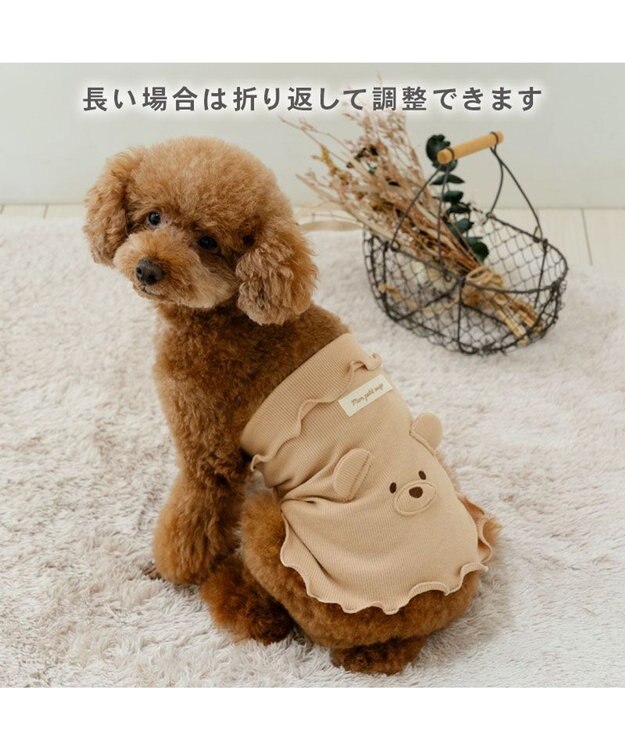 PET PARADISE ペットパラダイス くまちゃん プレミアム ペティヒート 腹巻 小型犬 ブラウン