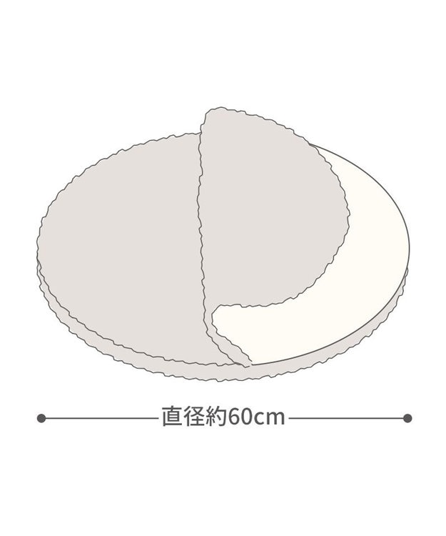 PET PARADISE ディズニー 101匹わんちゃん くつろぎマット Ｓ ベージュ