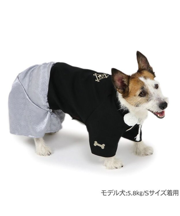PET PARADISE ペットパラダイス 金糸紋付き袴 小型犬 黒