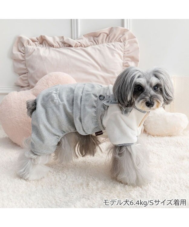 PET PARADISE ペットパラダイス ノエル パンツつなぎ 小型犬 グレー