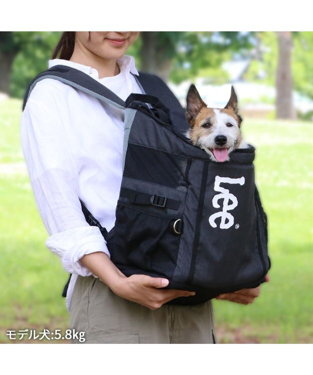PET PARADISE Lee スクエアリュック キャリーバッグ 《ブラック》 小型犬 ブラック