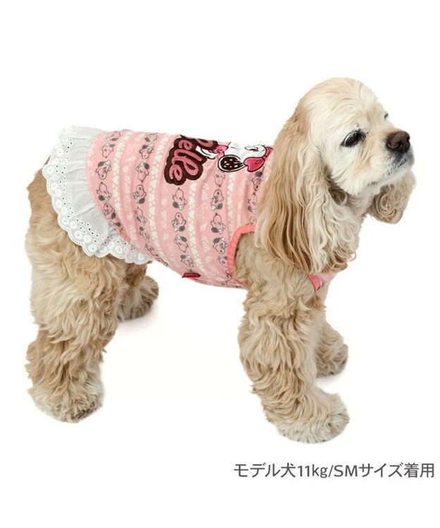PET PARADISE スヌーピー お気に入り タンクトップ 《ベル》 中型犬 ピンク