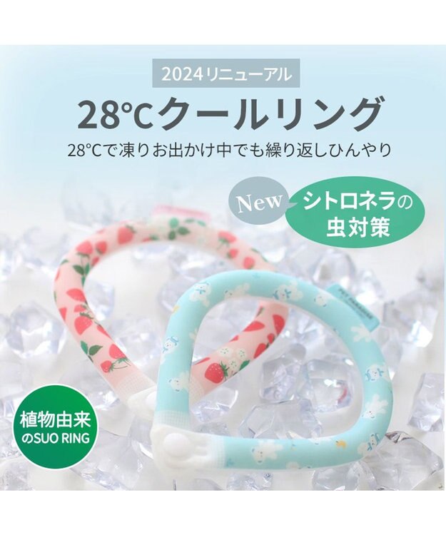 PET PARADISE ペットパラダイス 28℃クールリング SUO 《くま柄》 〔Ｍ〕 中型犬 くま