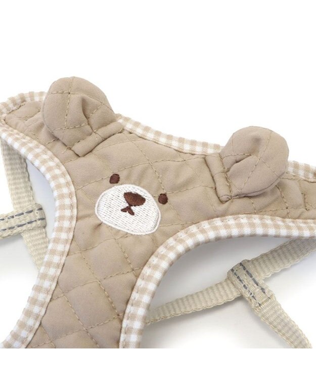 PET PARADISE ペットパラダイス くまちゃん 顔 リード付きハーネス ＳＳ 小型犬 ブラウン