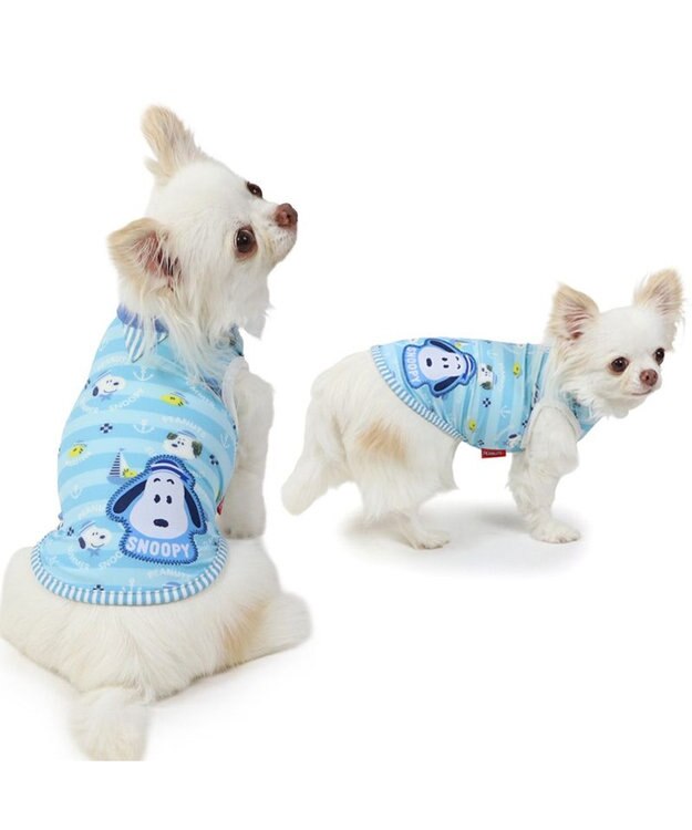 PET PARADISE スヌーピー タッチワンクール プラス タンクトップ 《マリン》 小型犬 ライトブルー