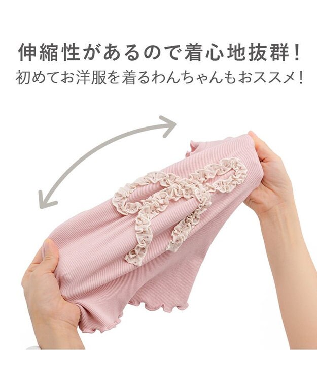 PET PARADISE ペットパラダイス リボン プレミアム ペティヒート Ｔシャツ 超小型犬 小型犬 ピンク