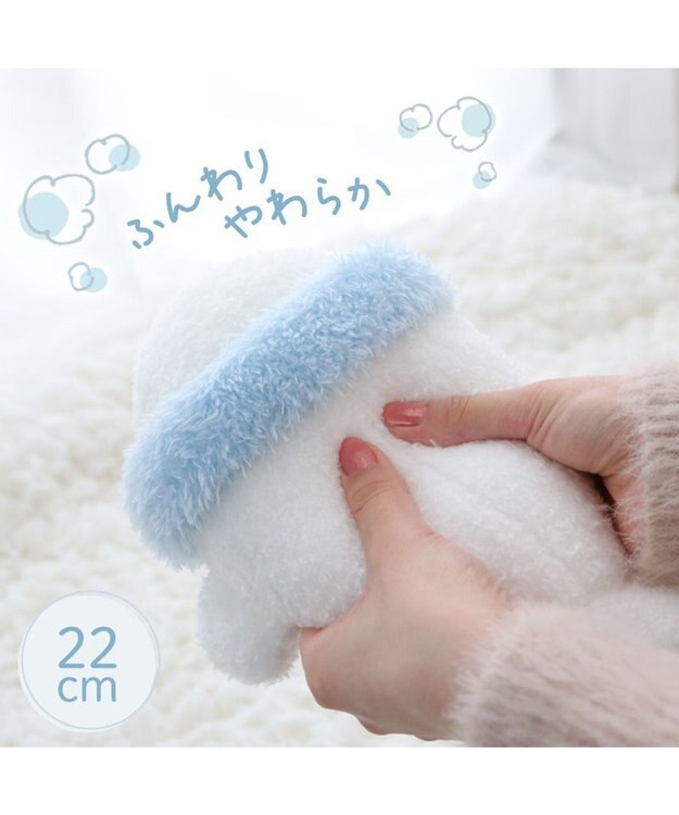 Mother garden しろたん マフラー付 ふわ雪 マスコット 22cm マフラー付 ふわ雪
