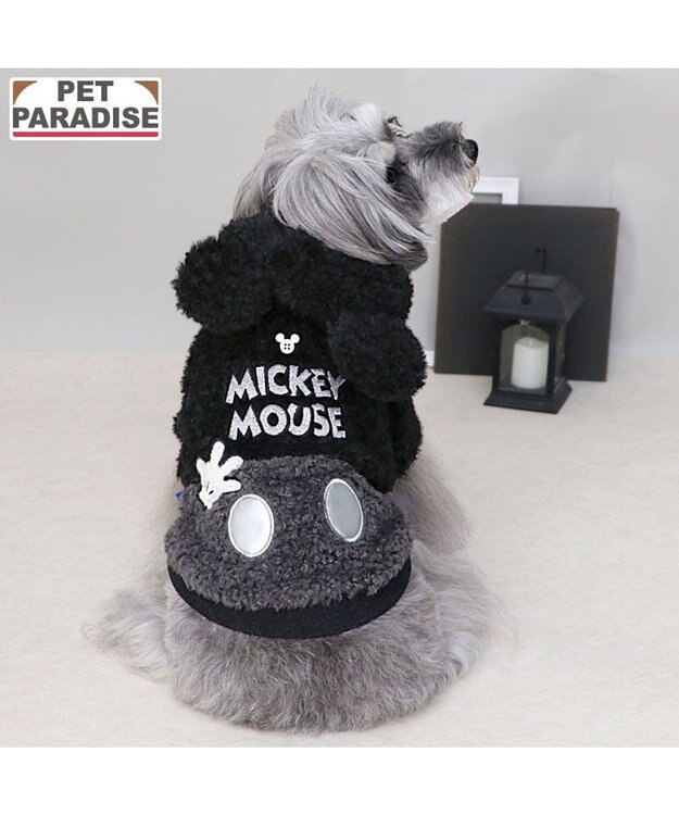 PET PARADISE ディズニー ミッキーマウス おそろいパーカー 小型犬 ブラック