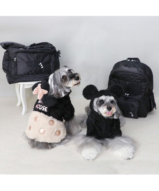 PET PARADISE ディズニー ミッキーマウス おそろいパーカー 小型犬 ブラック