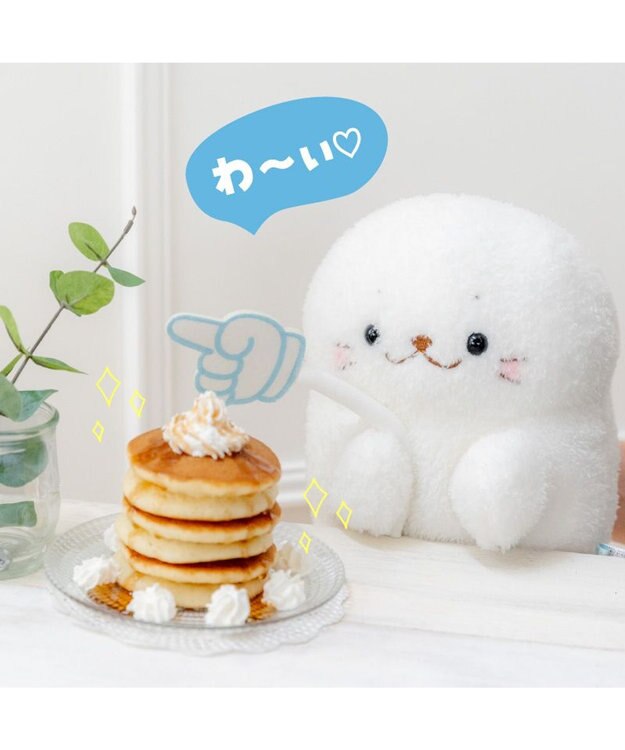 Mother garden しろたん ふわふわ ハンドパペぐるみ 0