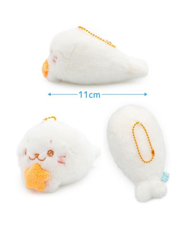 Mother garden しろたん ゆめいろしろたん キーホルダー 《オレンジ》 単品 オレンジ
