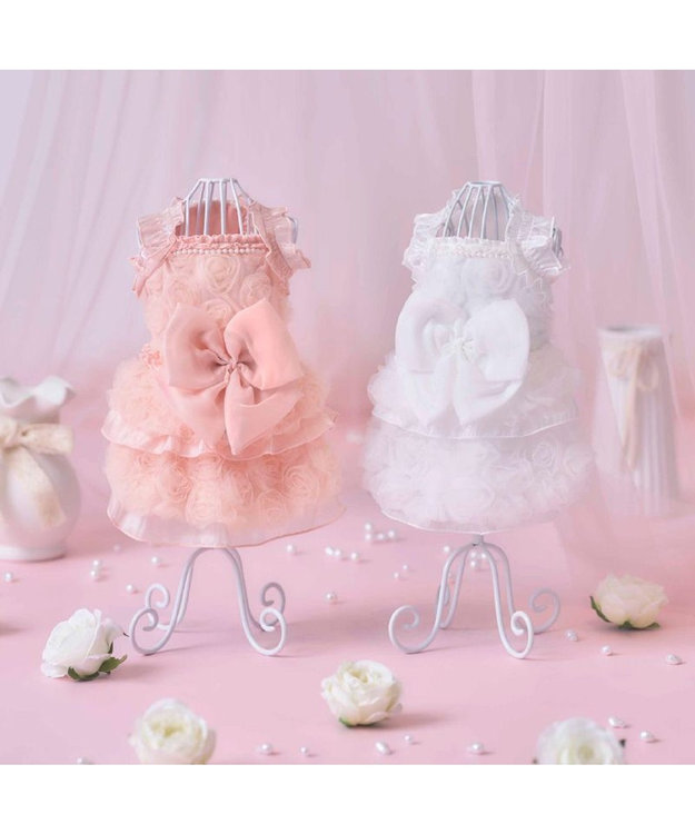 PET PARADISE cherircouture メニーローズ ワンピース ピンク 小型犬 ピンク