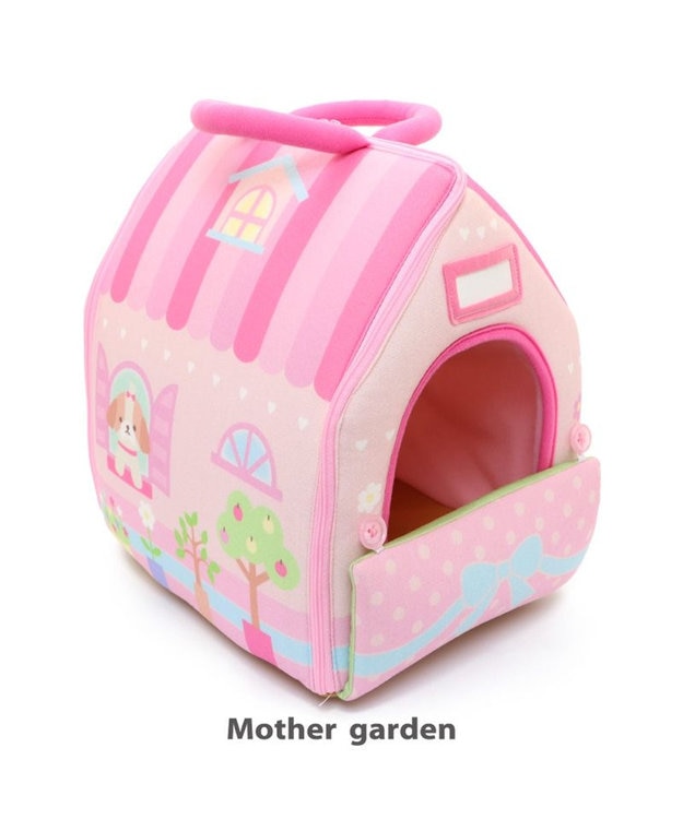 Mother garden マザーガーデン とことこおさんぽシリーズ わんちゃん ハウス 《ピンク》 ピンク