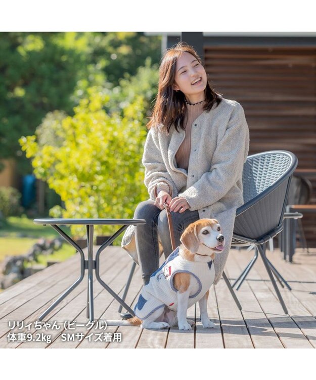PET PARADISE スヌーピー リバーシブルベスト 《オフホワイト×赤》 小型犬 オフホワイト×赤